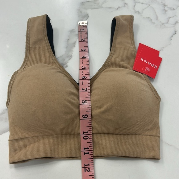 Spanx New With‎ Tags Reversible  Tank Comfort Bra. Tan/Grey Size S - Picture 6 of 7